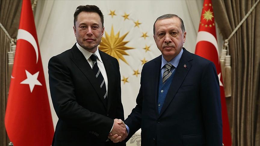 Cumhurbaşkanı Erdoğan, Elon Musk ile Görüştü