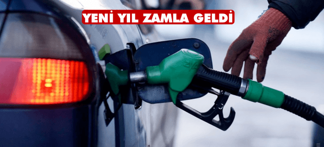 Motorin, Benzin ve Otogaza Büyük Yeni Yıl Zammı