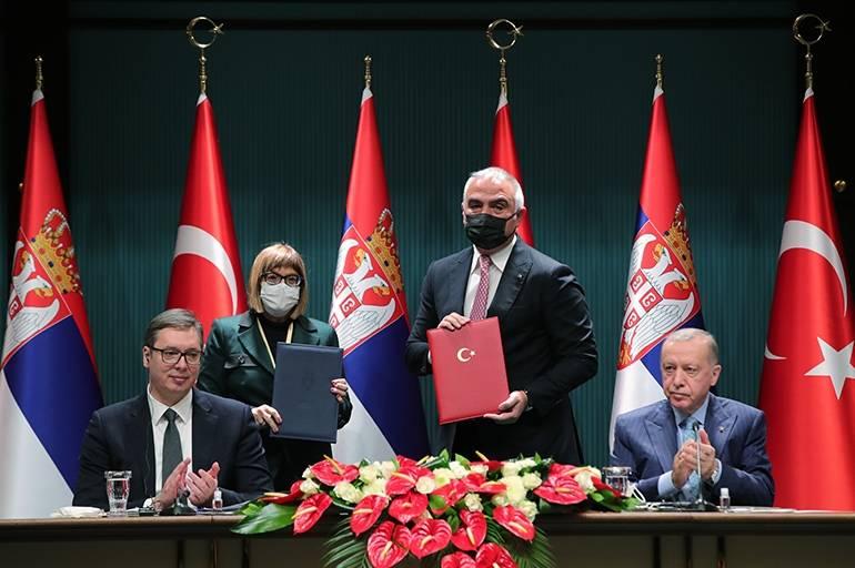 Türkiye İle Sırbistan Arasında 4 Anlaşma İmzalandı