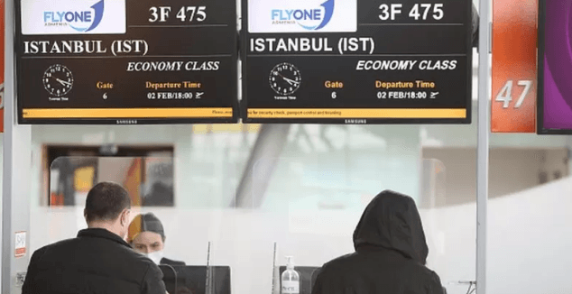 Türkiye ve Ermenistan Arasındaki Uçuşlar Bugün Başladı