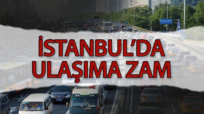 İstanbul'da Ulaşım Ücretlerine Yüzde 40 Zam