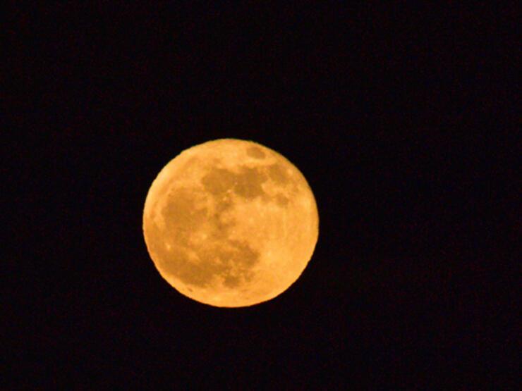 Harikulade Dolunay Manzarası!