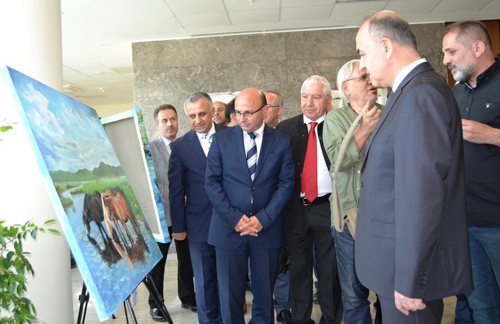 Uluslararası Resim Sergisi Açıldı