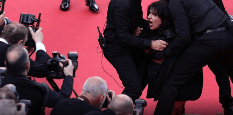 Cannes'da Cinsel Şiddet Protestosu!