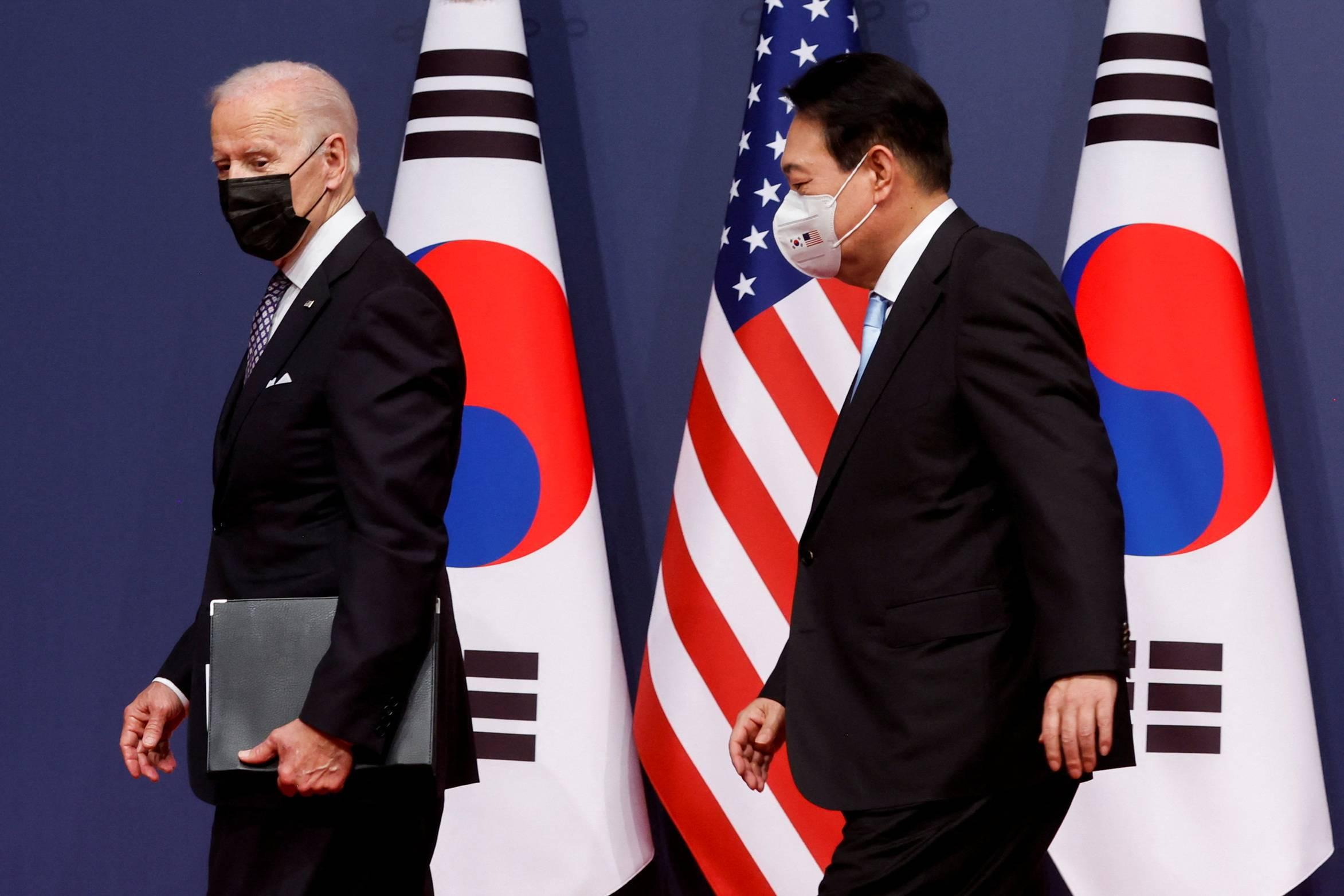 Biden ve Yoon, Kuzey Kore'yi Caydırmak İçin Anlaştı