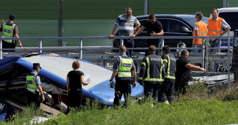 Hırvatistan'da Trajik Otobüs Kazası