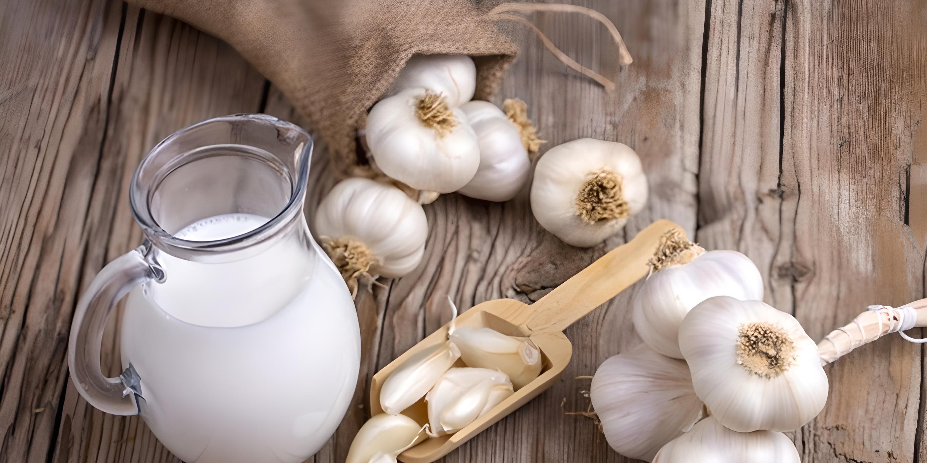 Az Bilinen Doğal Antibiyotik Sarımsaklı Süt