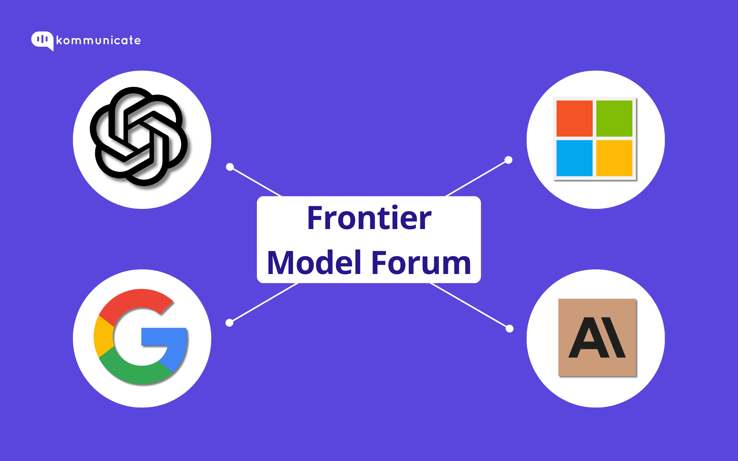 Frontier Model Forum presented by Anthropic, Google, Microsoft, and OpenAI