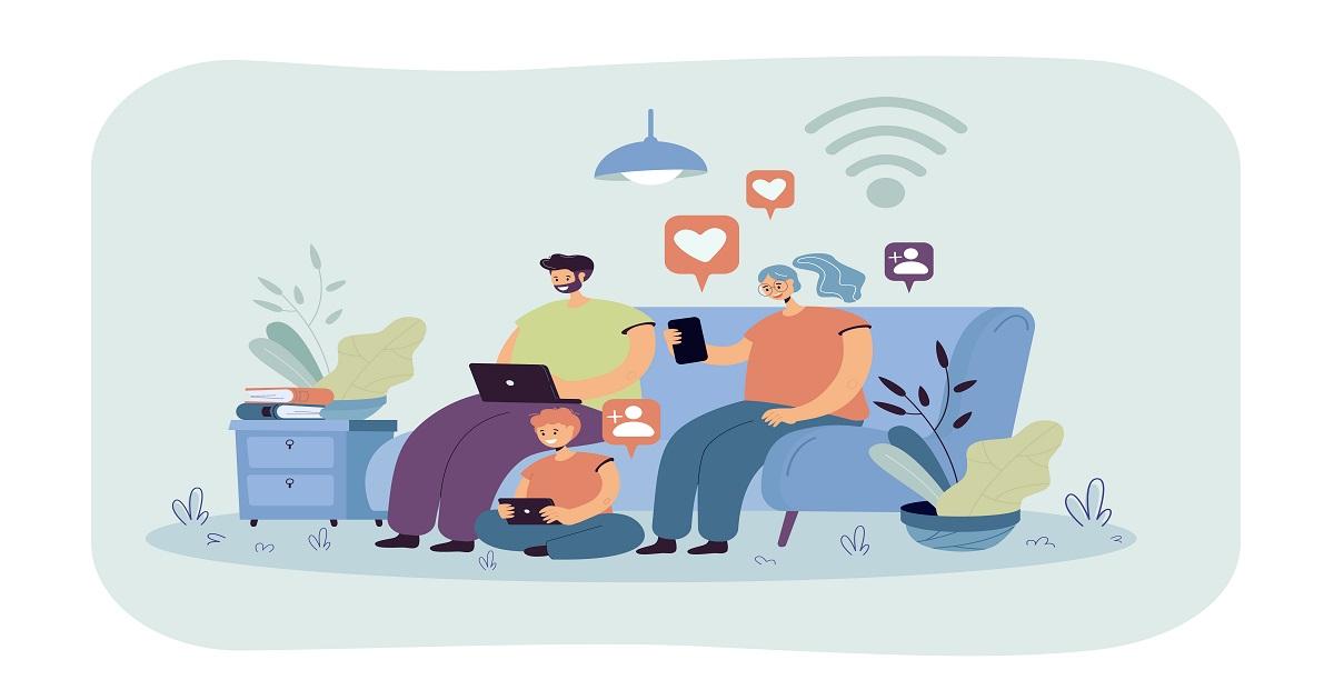 What traits will children growing up with social media have that their parents lack?