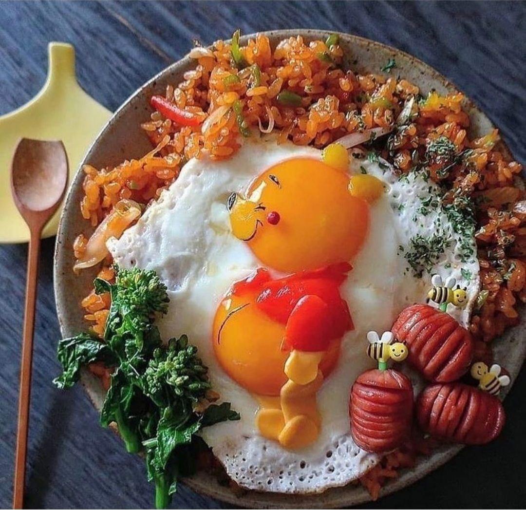 Yemeğin sanatla buluştuğu bazı kareler