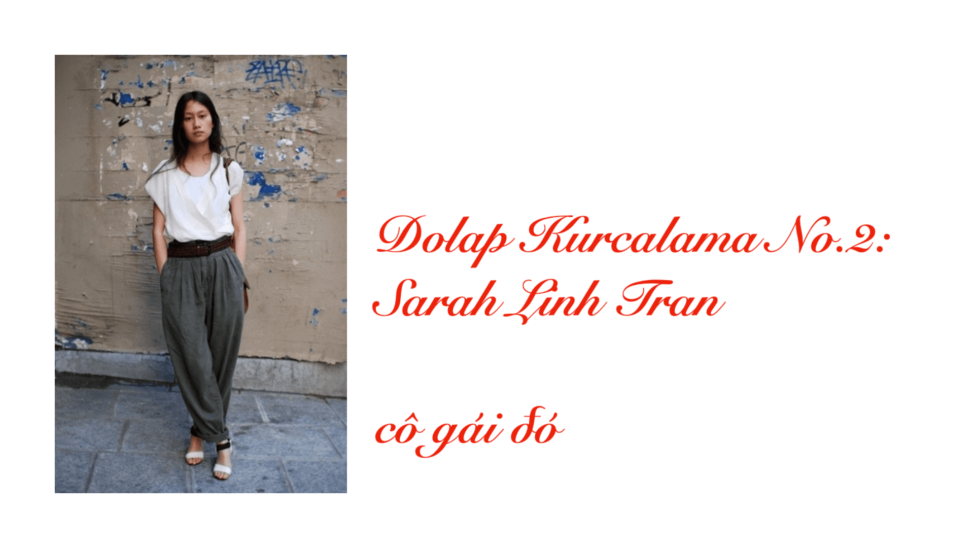 Dolap Kurcalama No.2: Sarah-Linh Tran