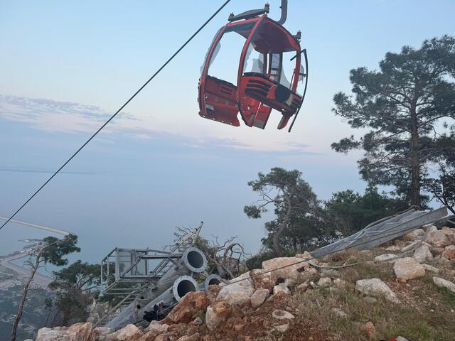 Antalya'da Teleferik Kazası