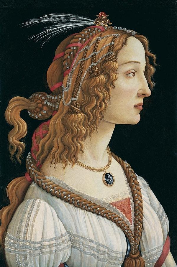 Sandro Botticelli'nin İlham Perisi, Rönesans'ın En Güzel Kadınlarından Biri: Simonetta  Vespucci