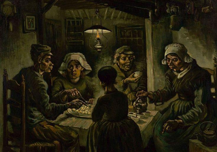 Van Gogh ve Patates Yiyenler Tablosu