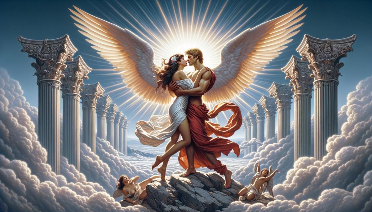 Aşkın Görünmez Dokunuşu:  Yunan Mitolojisine Efsane Olan Eros ve Psyche' nin Aşkı