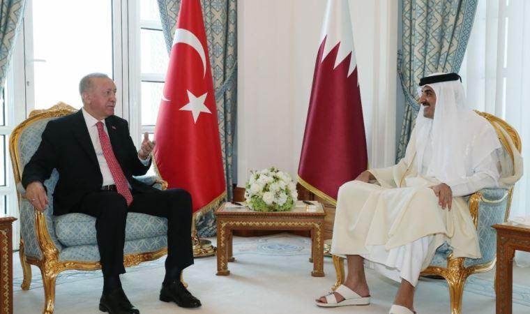 Cumhurbaşkanı Erdoğan, Katar Emiri Al Sani ile Görüştü