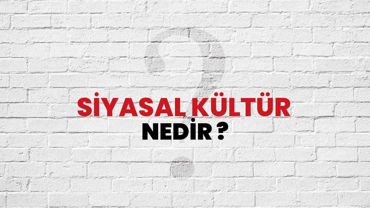 Siyasal Kültür