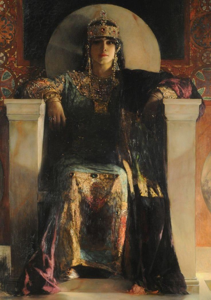 Bir Dansçının Tahttaki Portresi: Kraliçe Theodora