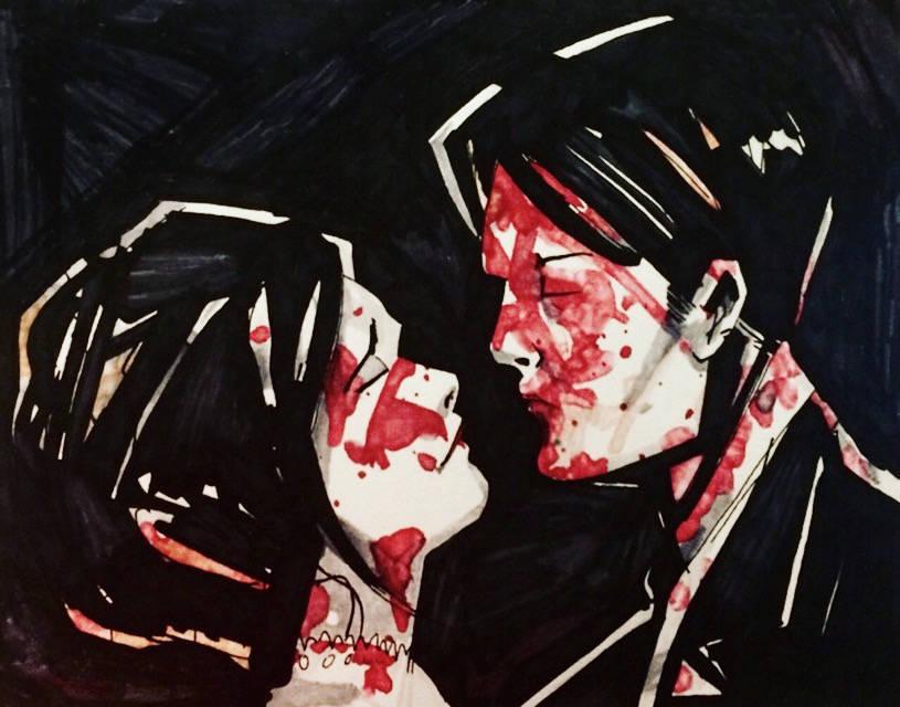 Ölümün, Aşka Kanlı Ve Karanlık Dokunuşu