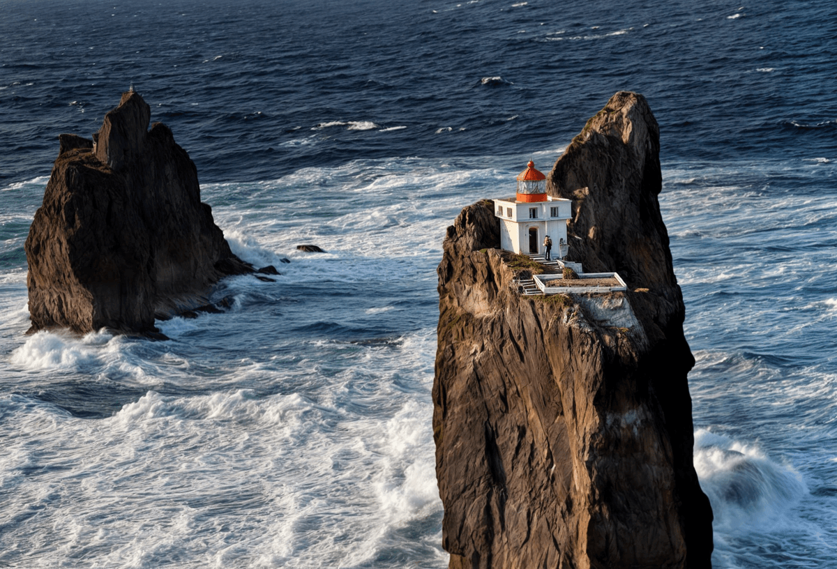 Thridrangar Deniz Feneri: Dünyanın En Ulaşılamaz Feneri
