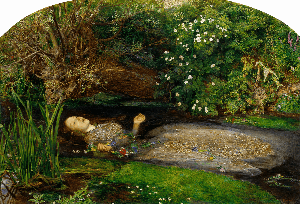 Ophelia ve Hayali Çiçekleri