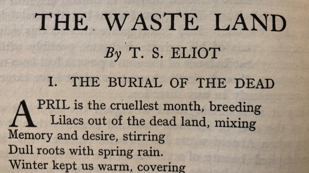 T.S. Eliot's 'The Waste Land': Chaos and Redemption