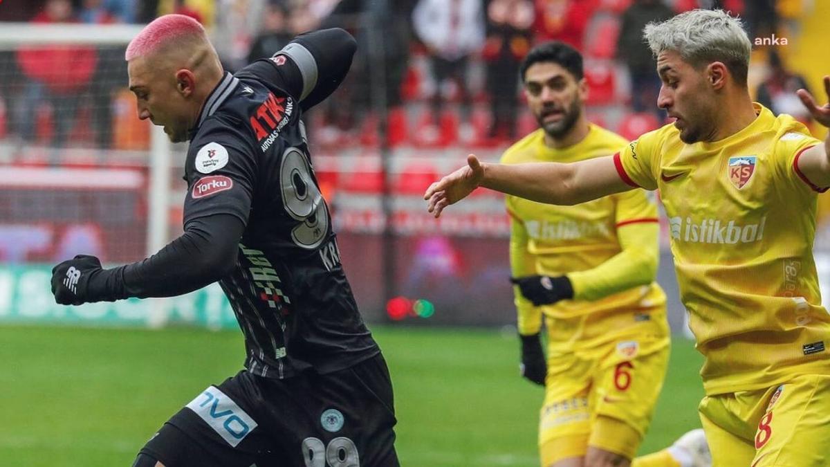 Düşme Potasını İlgilendiren Maçta Kazanan Kayserispor
