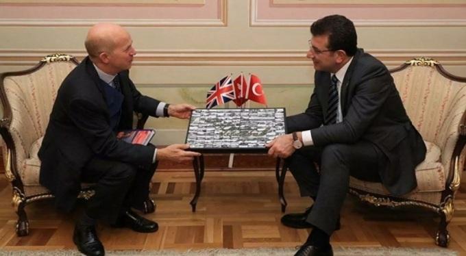 Birleşik Krallık Büyükelçisi Chilcott, İBB Başkanı Ekrem İmamoğlu'nu Ziyaret Etti