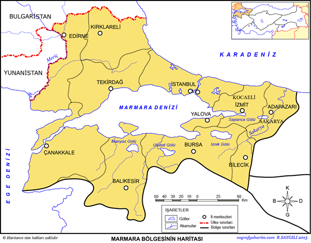 MARMARA BÖLGESİ'NİN NÜFUSU
