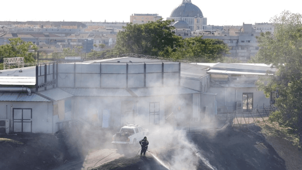Roma'da Yangın