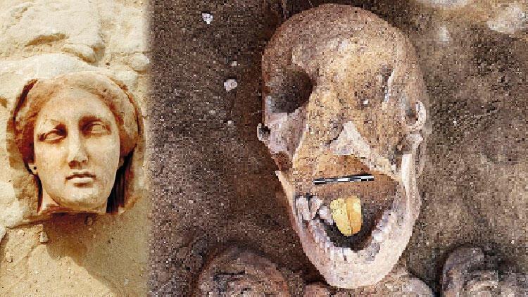 Arkeologlar Mısır’da Altın Dilli Mumyalar Keşfetti