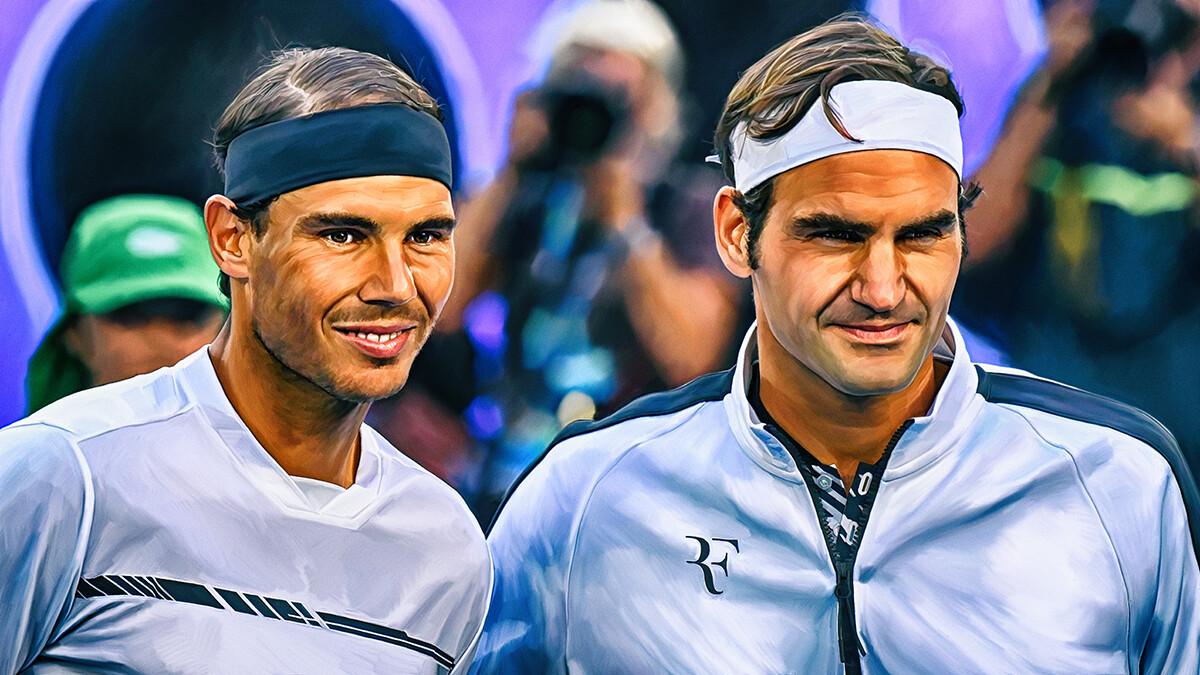 Tenis Arenasında Yıldızların Dansı: Roger Federer ve Rafael Nadal Arasındaki Efsanevi Yarışma